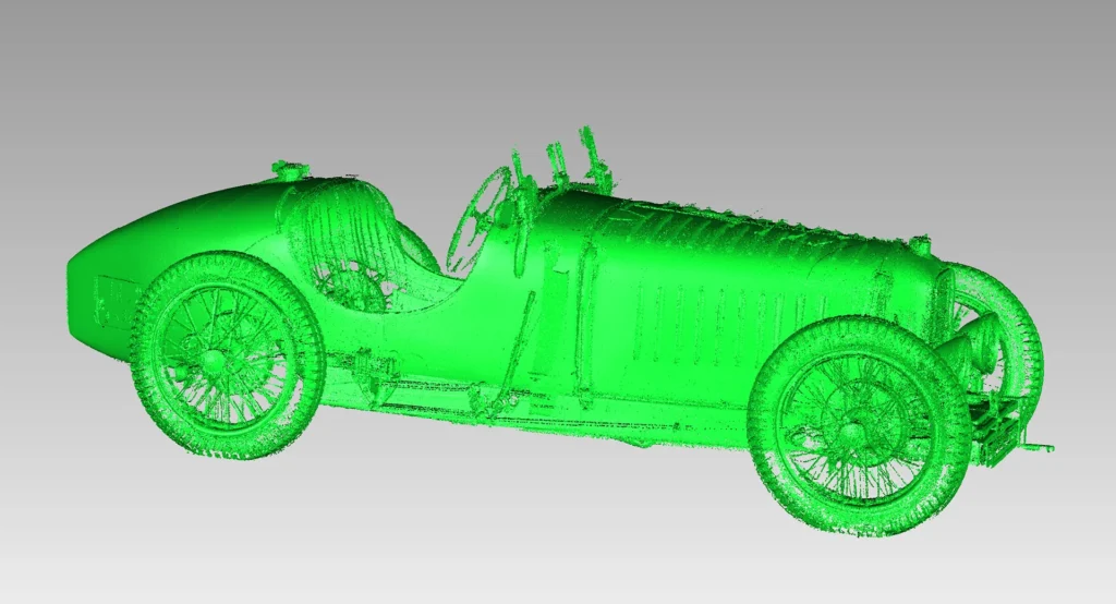 AMILCAR-C6-3D--SCANNED-POINT-CLOUD-CAR-SIDE-ON-RENDER