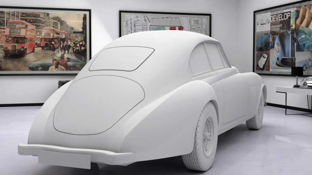 Forte-Vision-Bracco-MKIV-rear-classic-car-gallery-3D-render-bespoke-cars