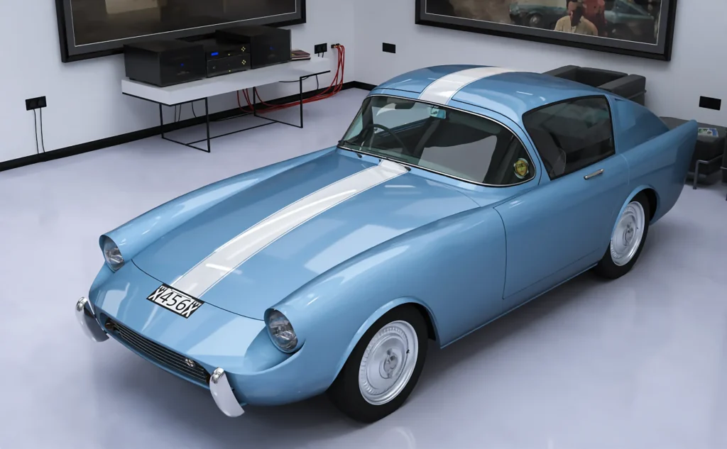 The-Mystery-Car-CGI-Gallery-Forte-Vision-unusual-blue-classic-car